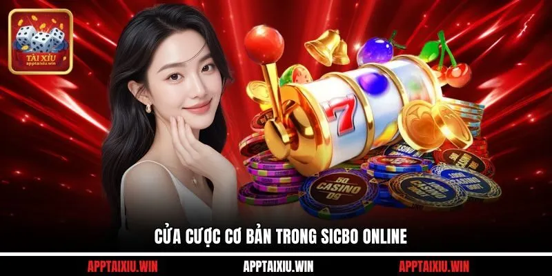Cửa cược cơ bản trong Sicbo online